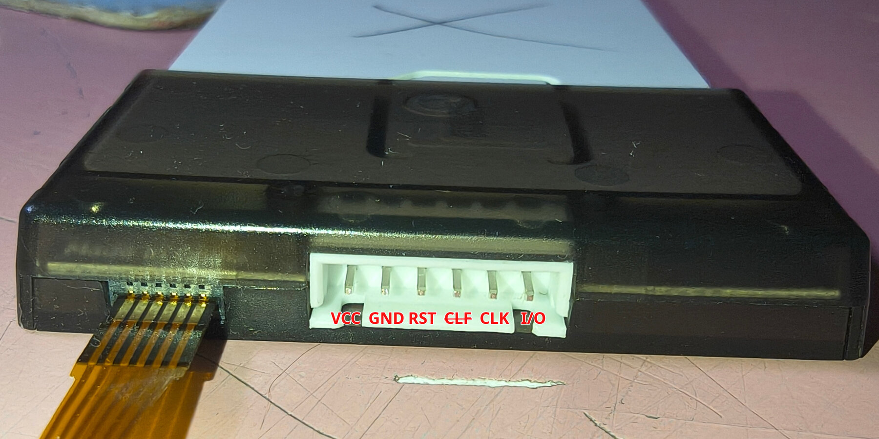 SIM adapter pinout